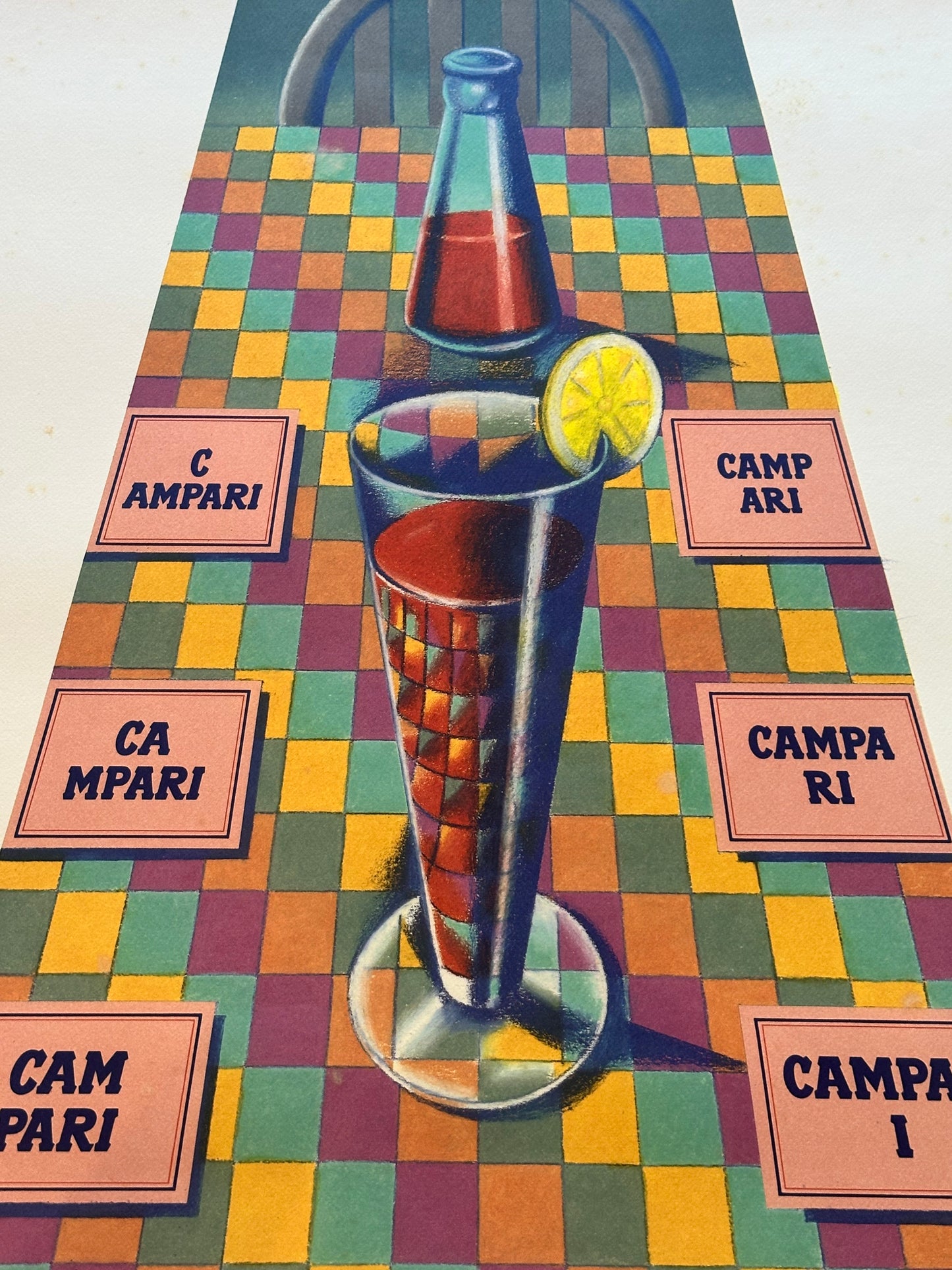 Manifesto pubblicitario originale - Campari