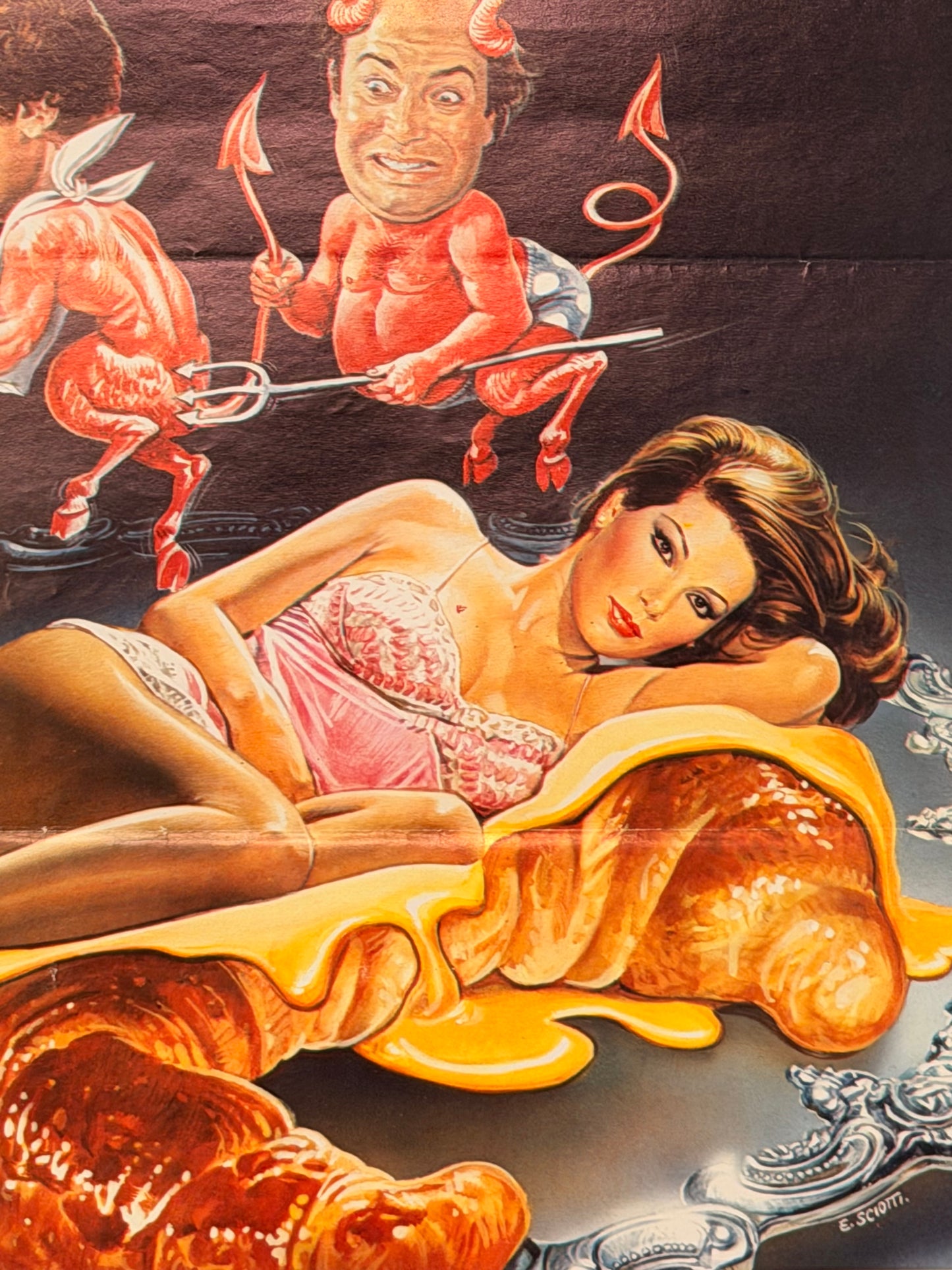 Locandina di cinema - Cornetti alla crema