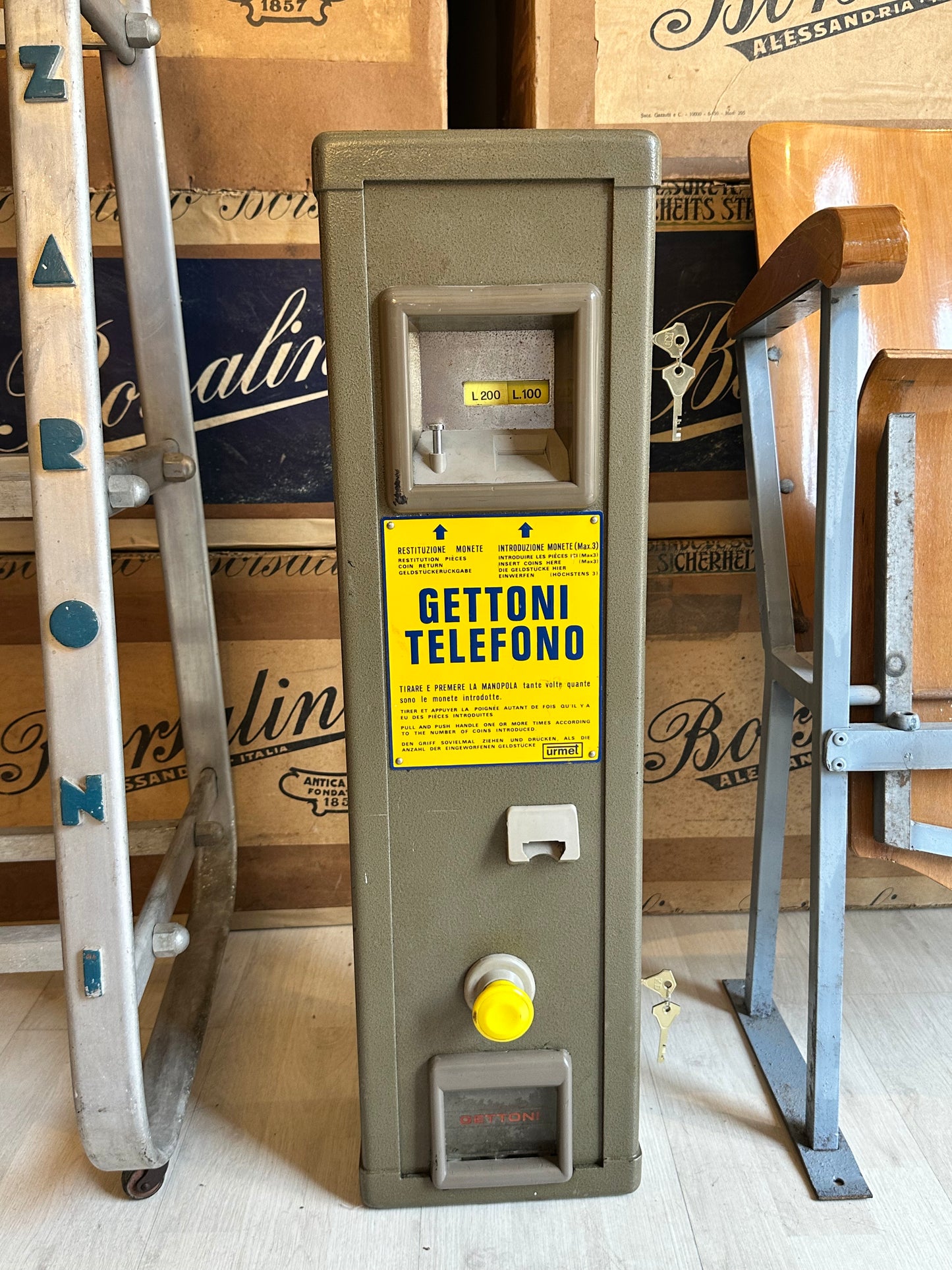 Gettoniera originale
