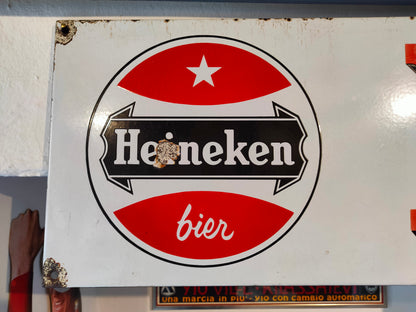 Insegna smaltata Birra Heineken | Anni '70