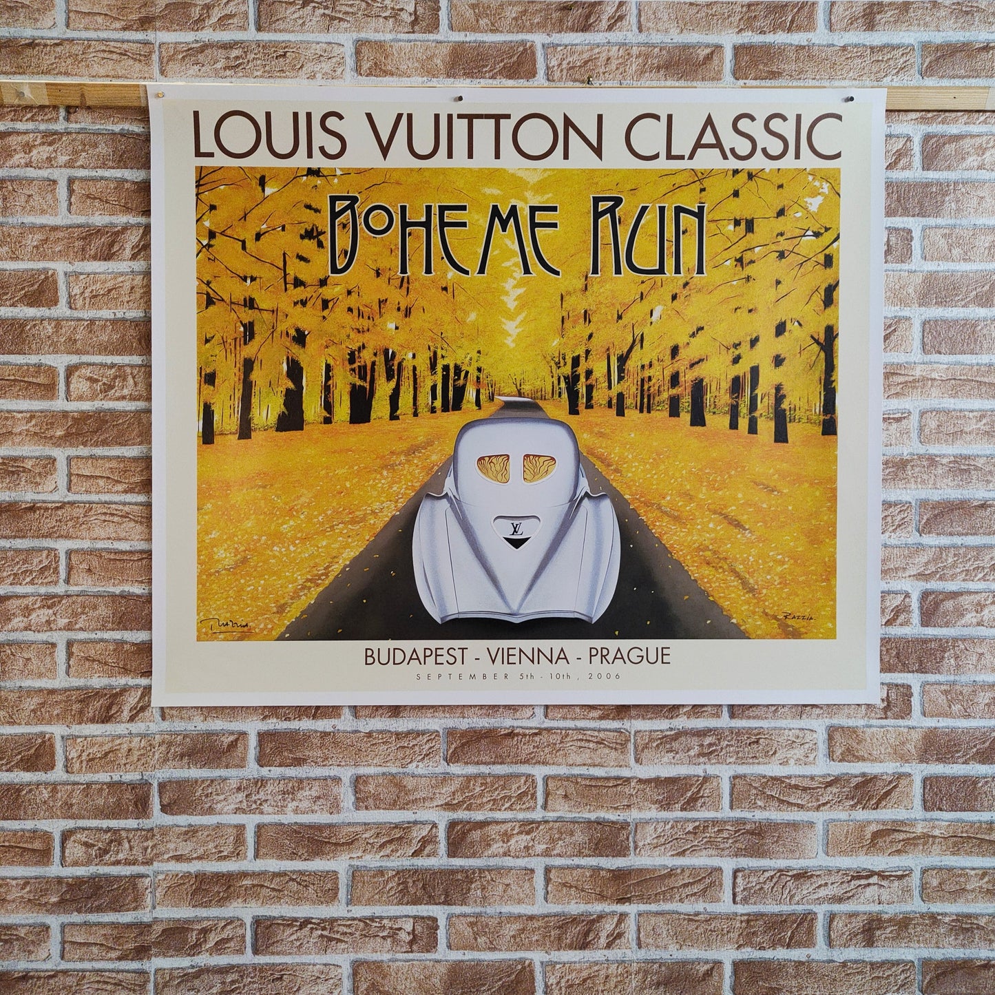 Razzia | Manifesto pubblicitario - Louis Vuitton Boheme Run