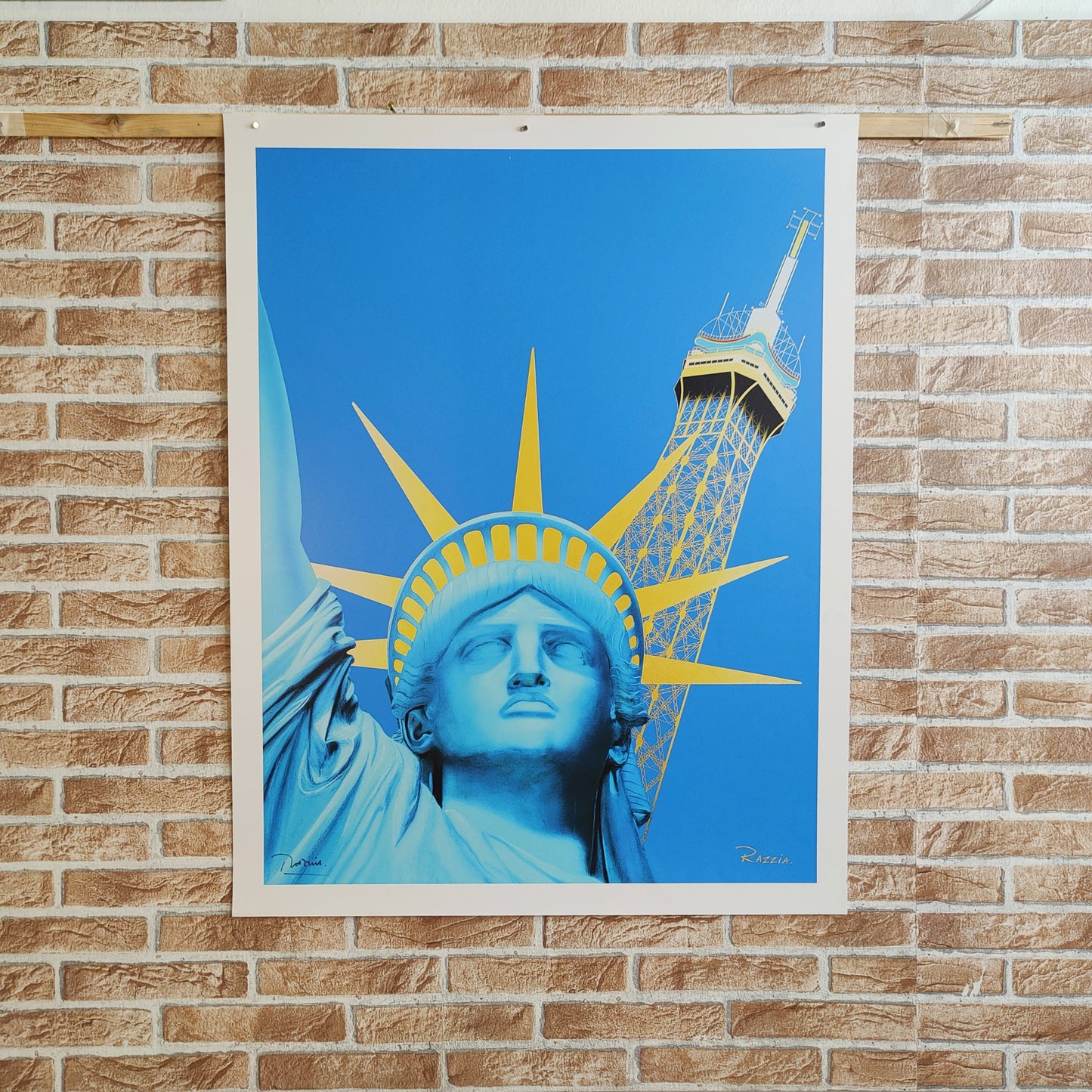 Razzia | Manifesto pubblicitario - Statua della Libertà