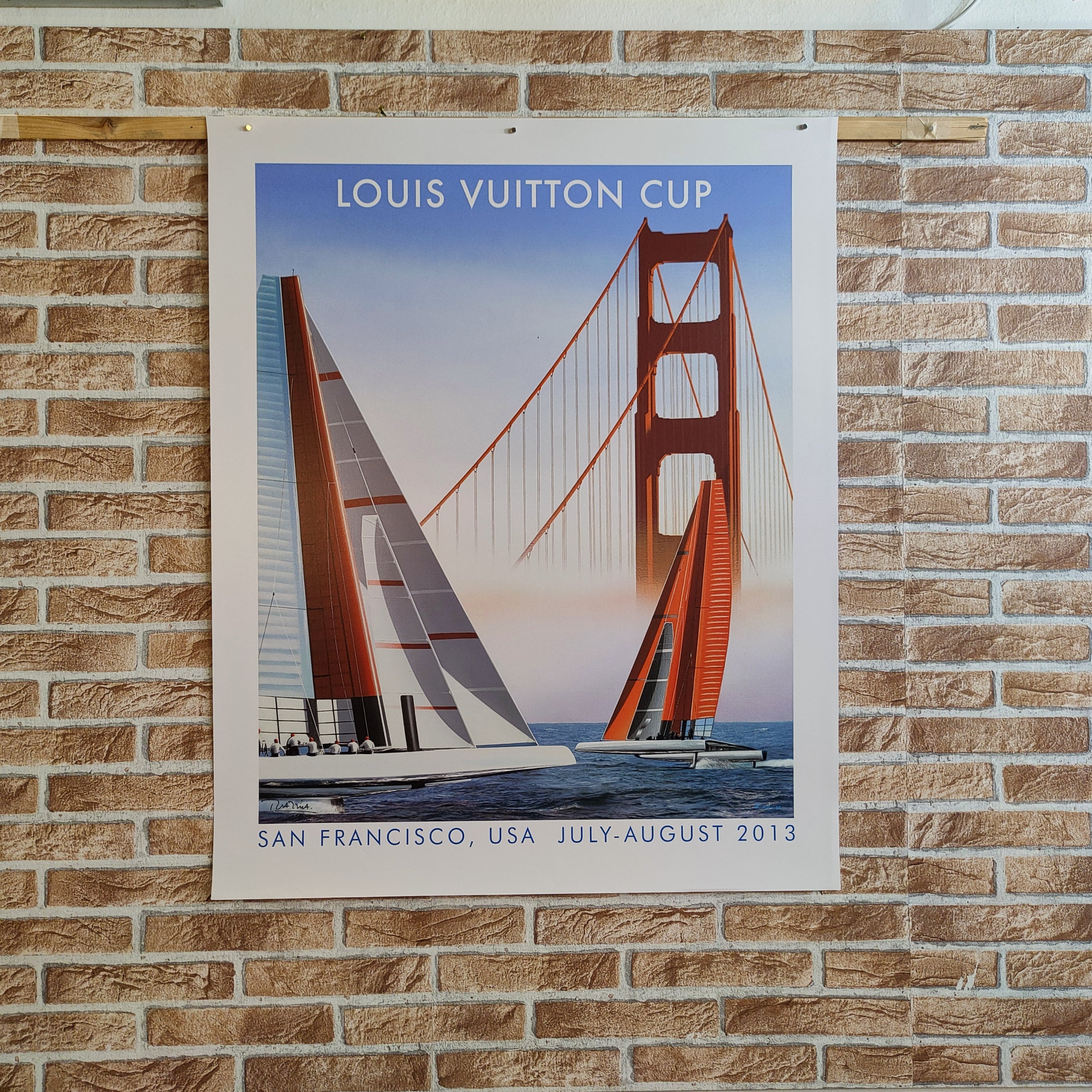 Razzia  Manifesto pubblicitario - Louis Vuitton Boheme Run – Tortona4Arte