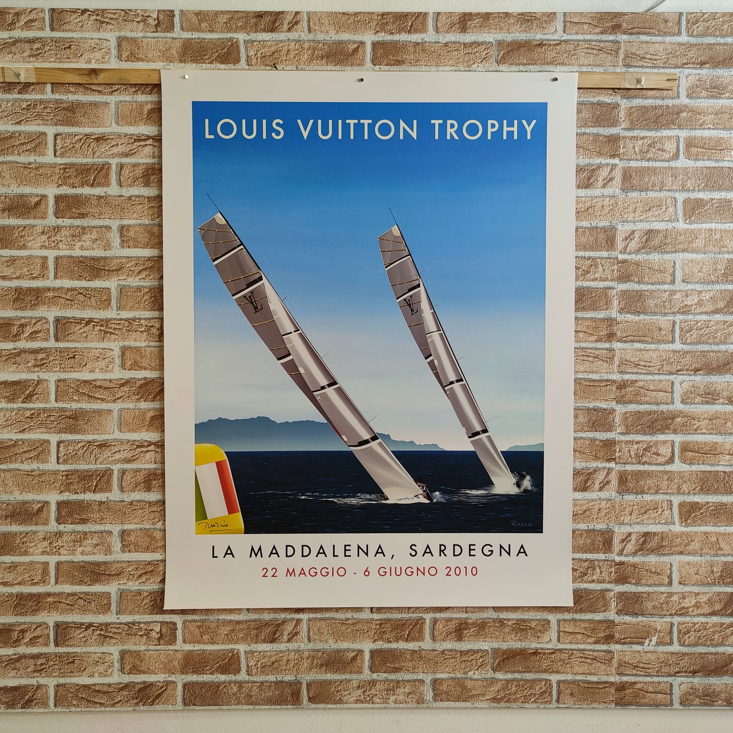 Razzia | Manifesto pubblicitario - Louis Vuitton Trophy - La Maddalena Sardegna