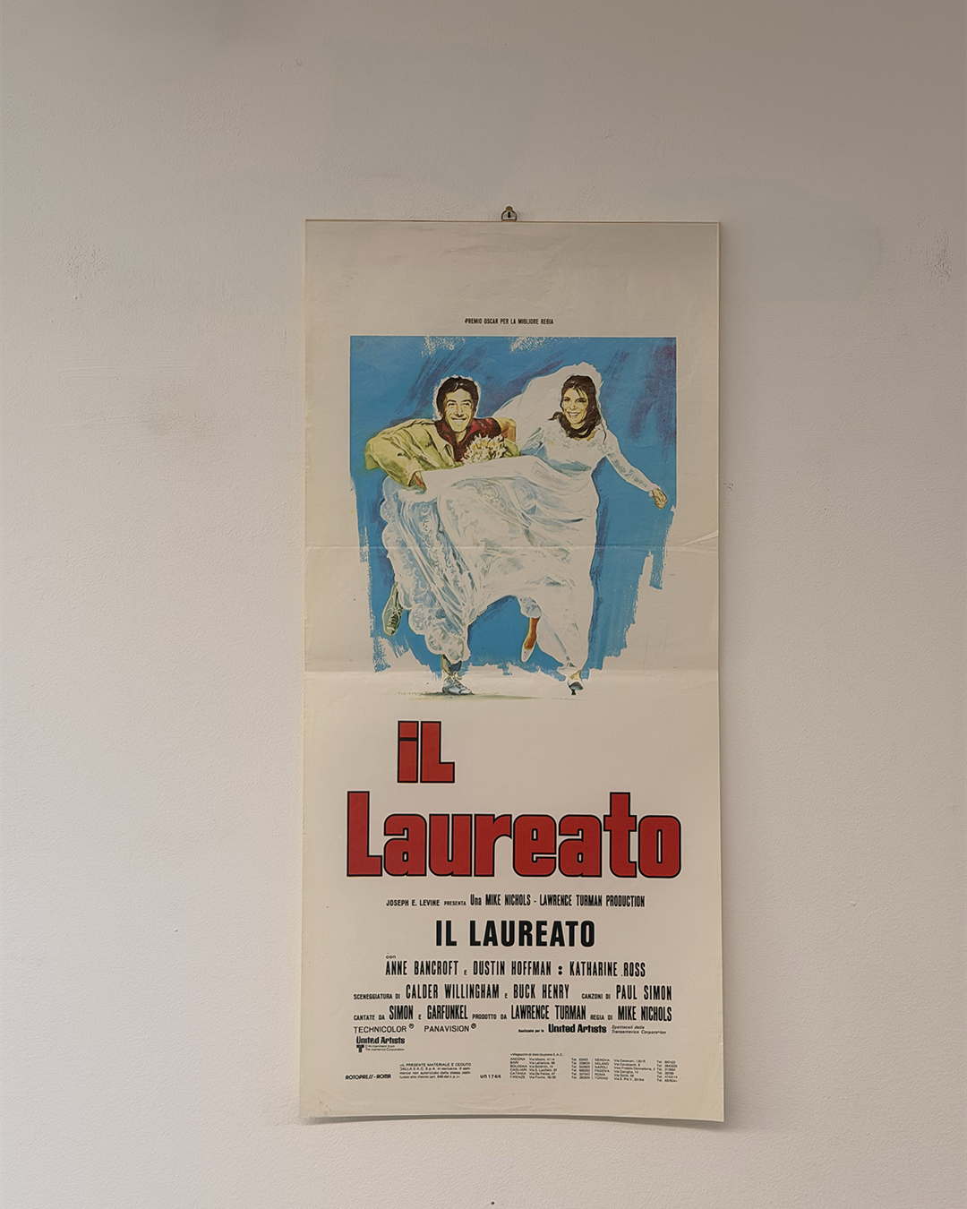Locandina di cinema - Il laureato