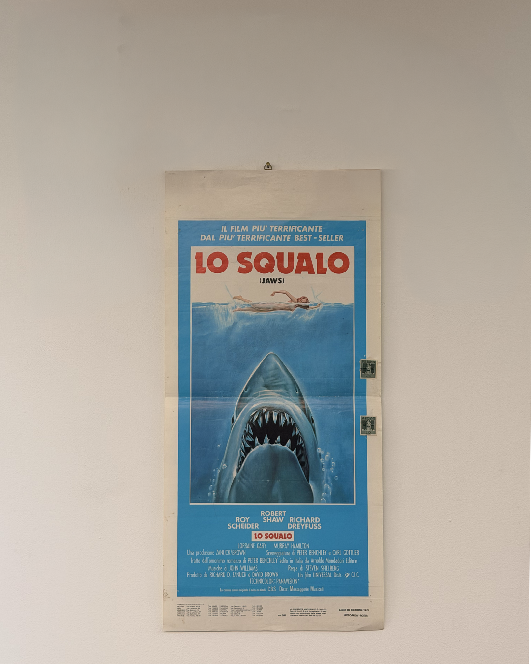Locandina di cinema - Lo Squalo