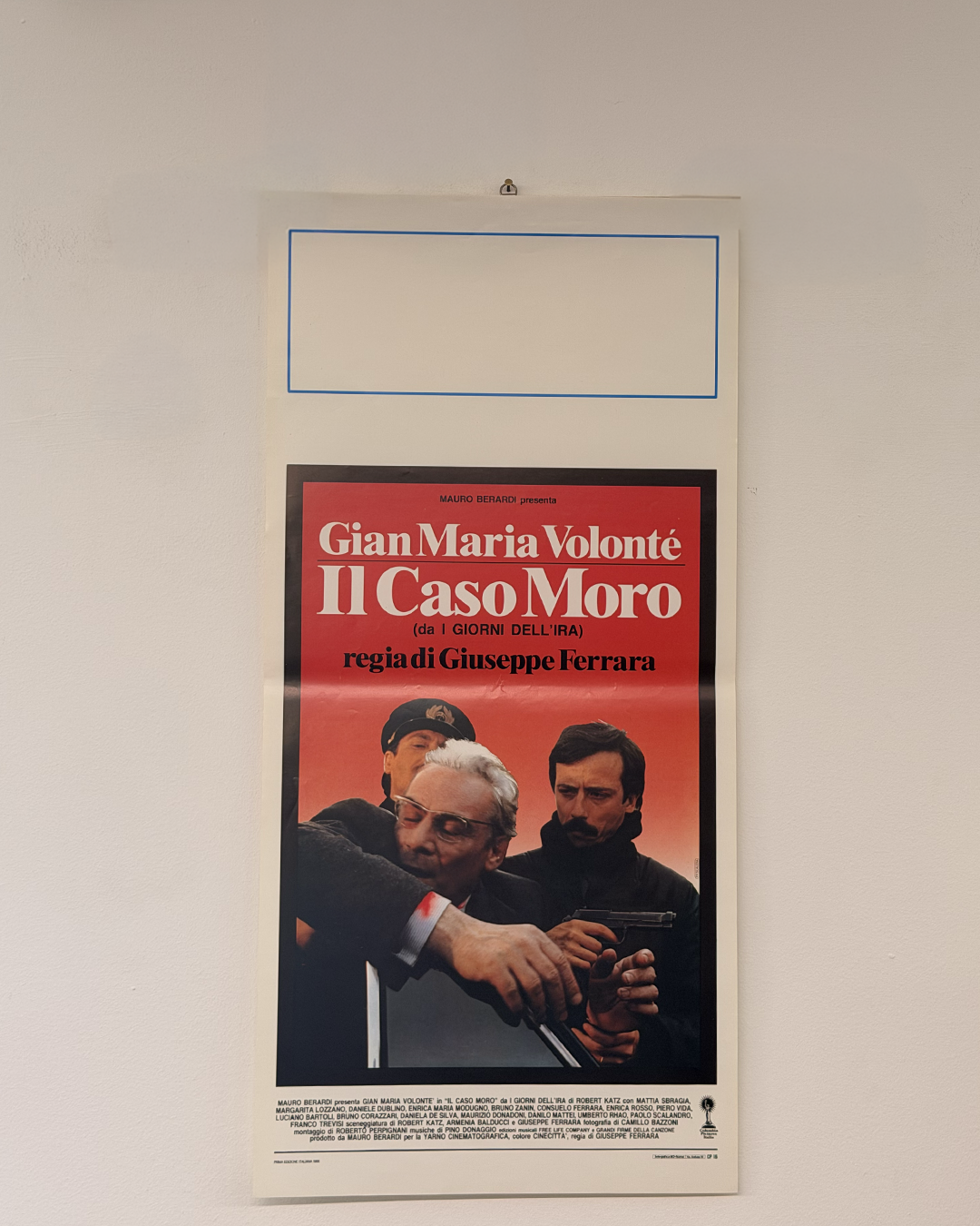 Locandina di cinema - Il caso moro