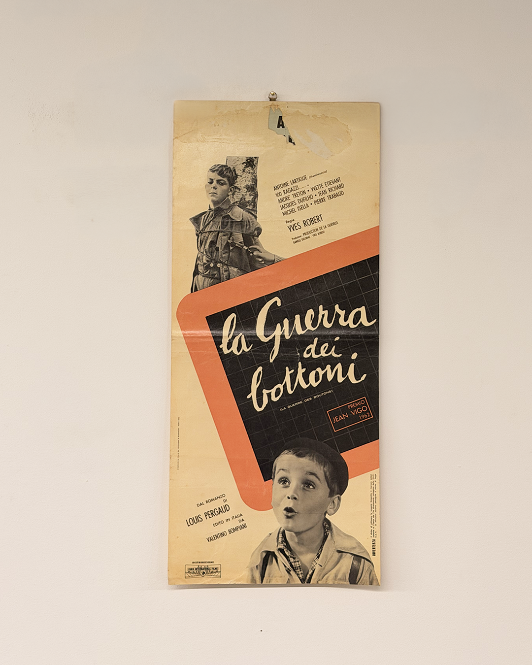 Locandina di cinema - La guerra dei Bottoni
