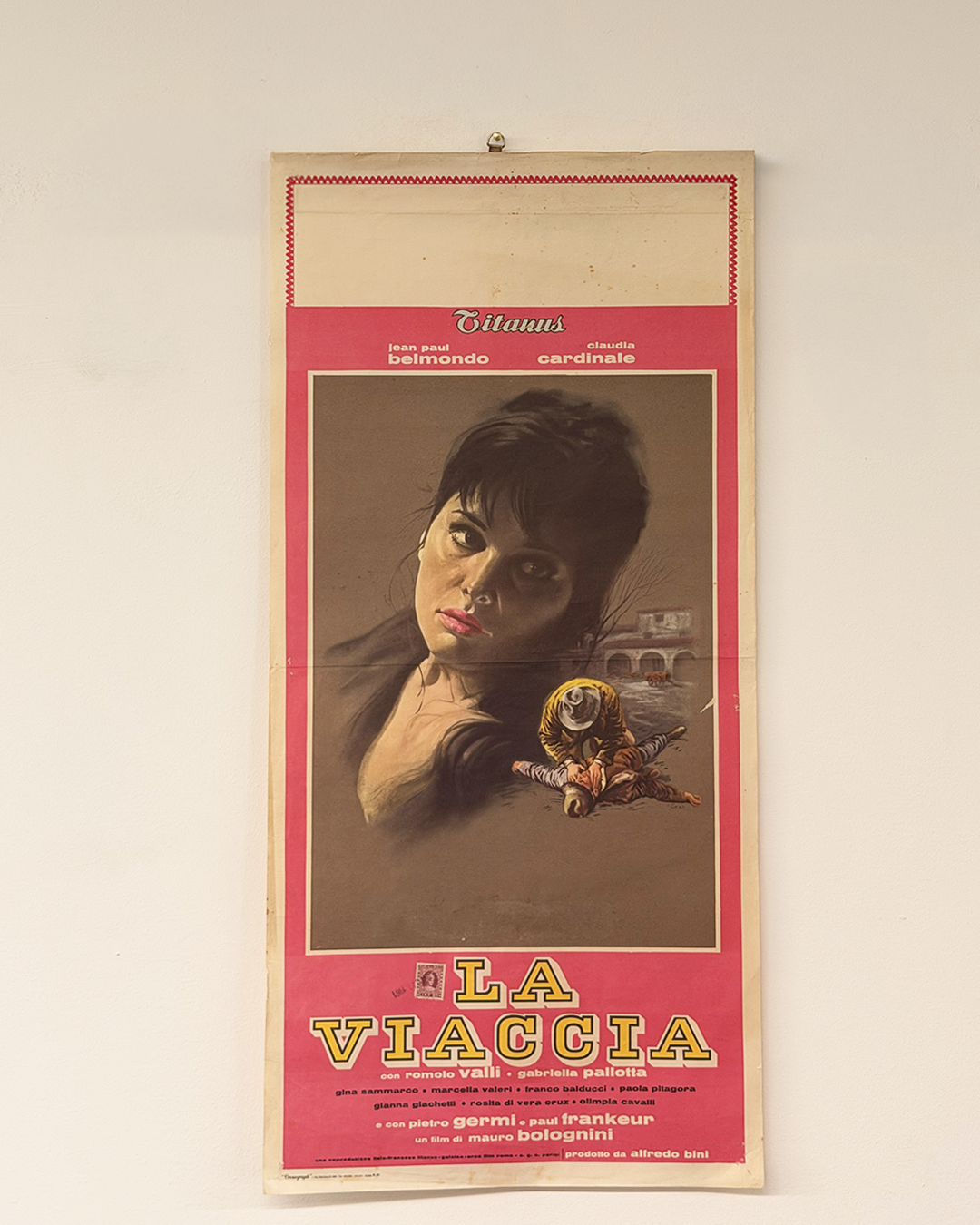 Locandina di cinema - La Viaccia - Claudia Cardinale