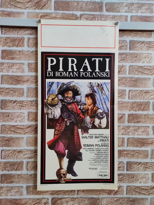 Locandina originale di cinema - "Pirati"
