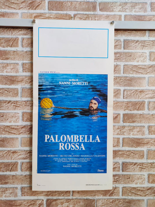 Locandina originale di cinema - "Palombella Rossa"