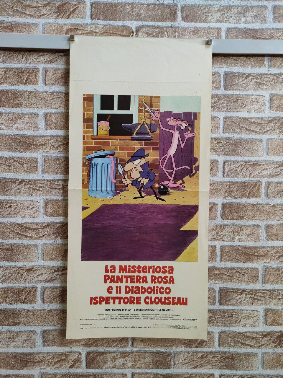 Locandina originale di cinema - "Pantera Rosa"