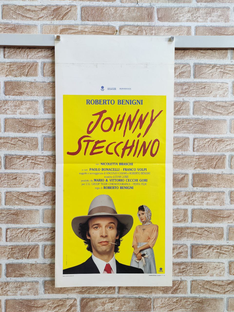 Locandina originale di cinema - "Johnny Stecchino"