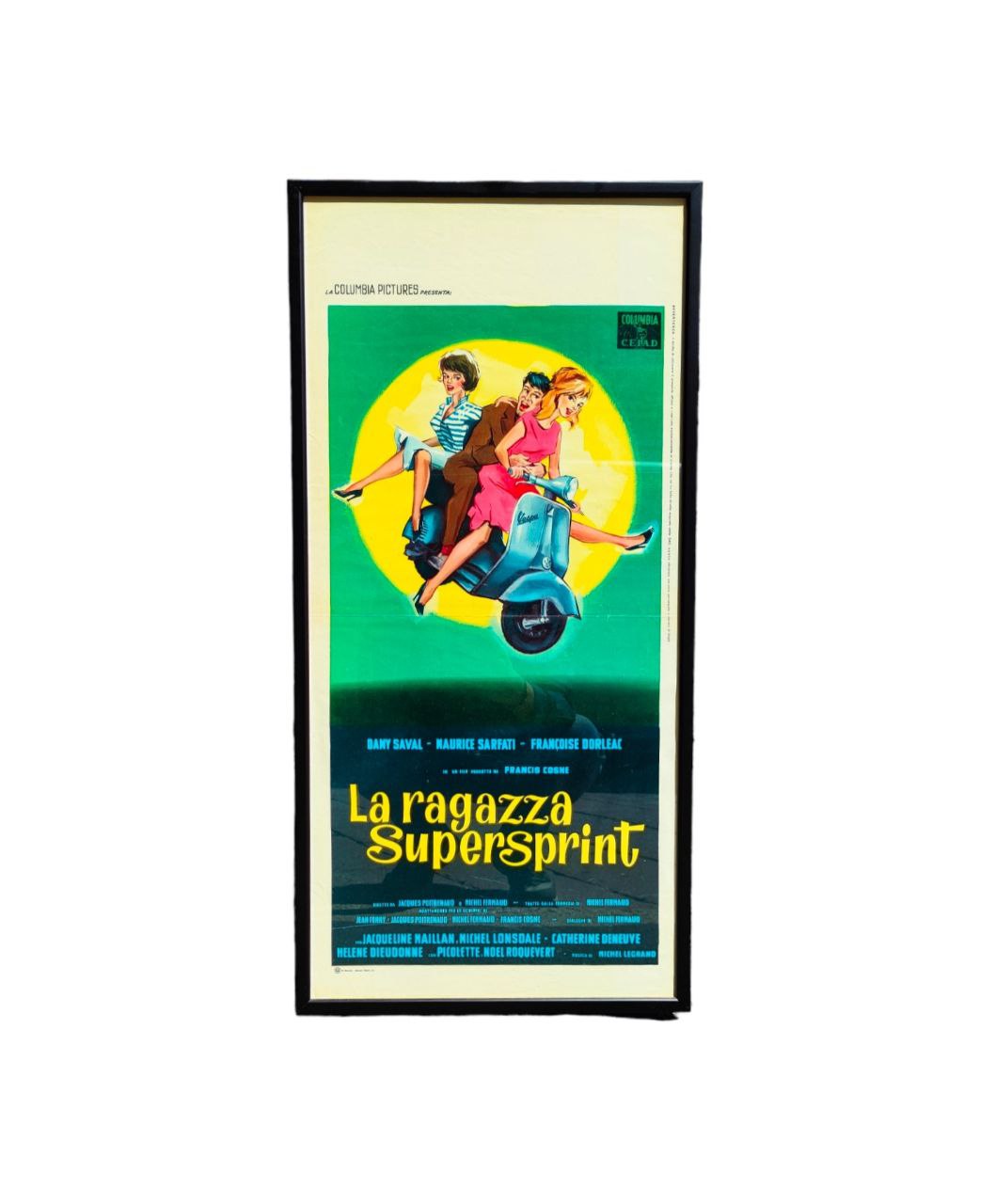 Locandina originale di cinema - La ragazza supersprint