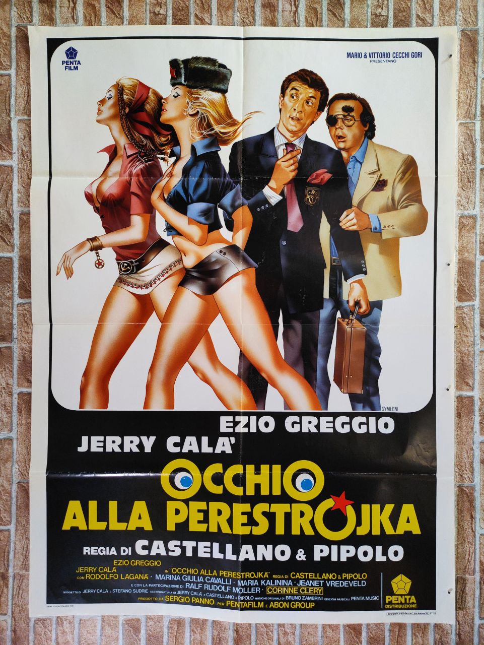 Manifesto originale di cinema - Occhio alla perestrojka