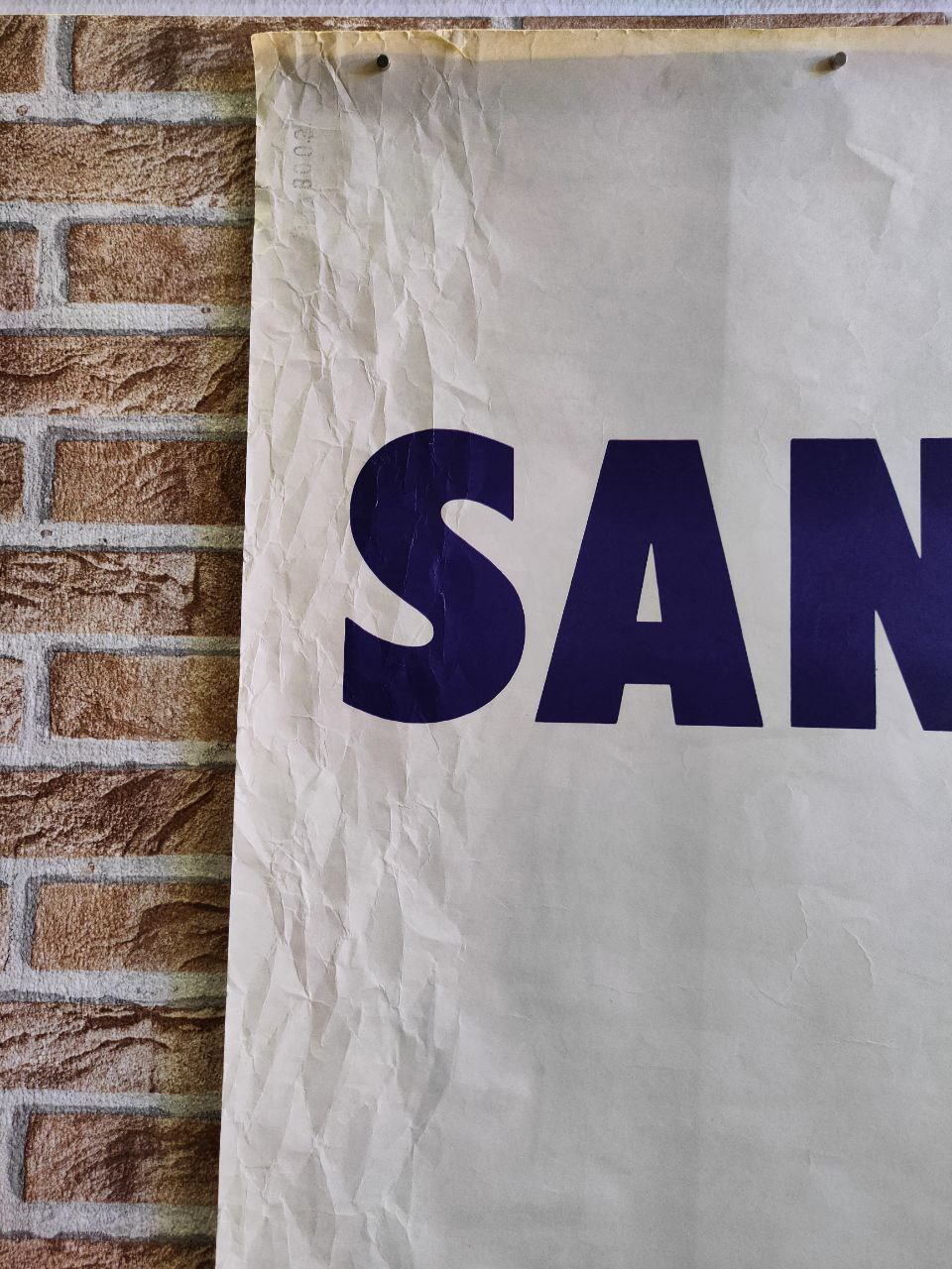 Manifesto originale pubblicitario - Sanpellegrino Aranciata