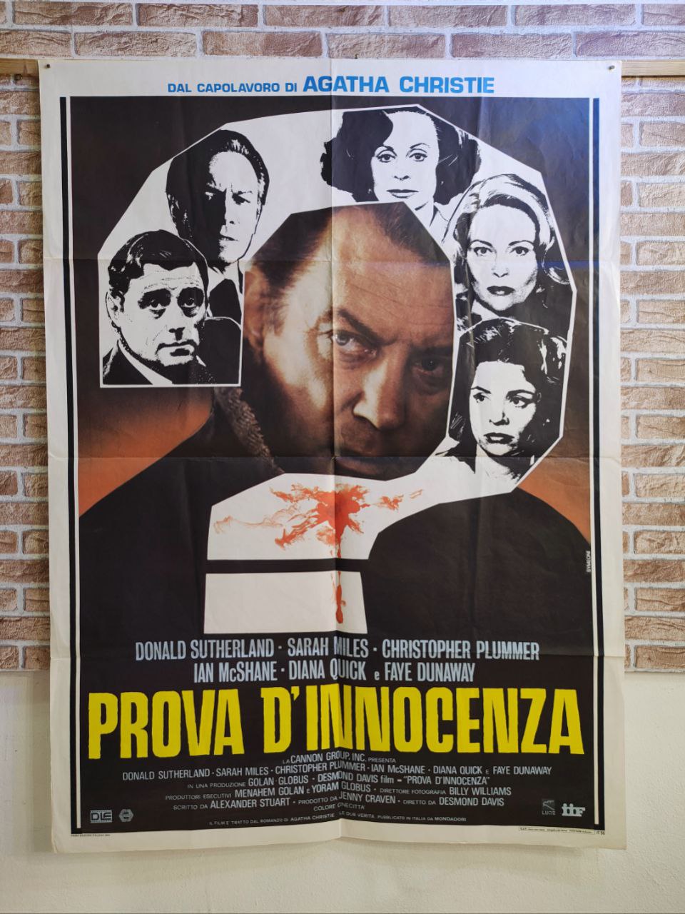 Manifesto originale di cinema - Prova d'innocenza