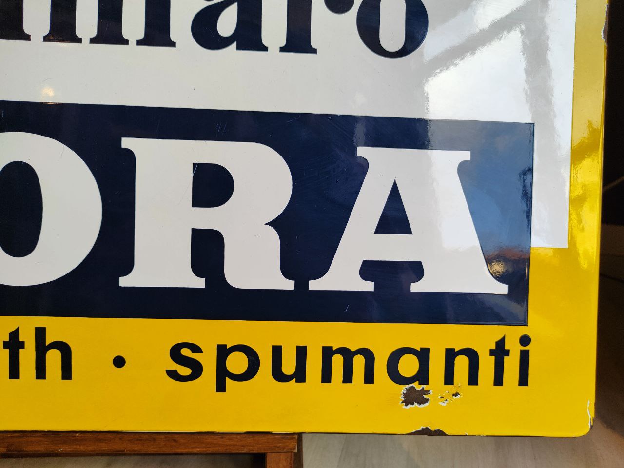 Insegna smaltata Amaro Cora | Anni '60
