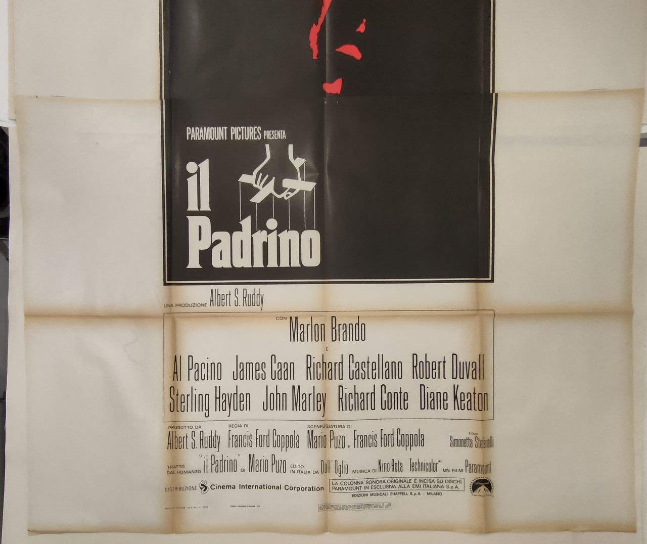 Manifesto originale di cinema - Il padrino