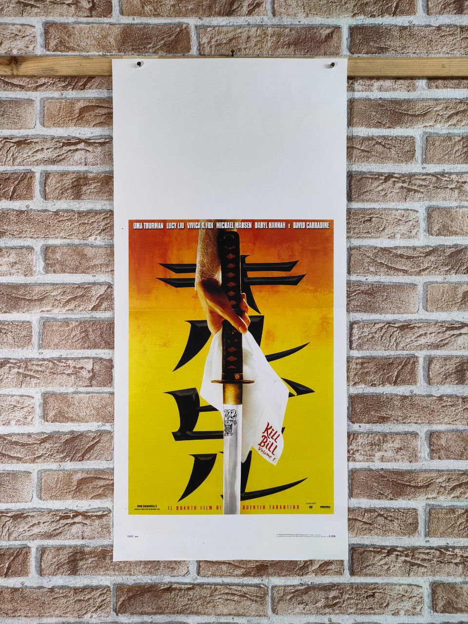 Locandina originale di cinema - Kill Bill: Volume 1