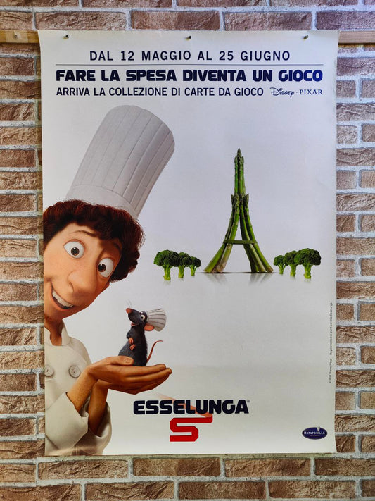Manifesto originale pubblicitario - Esselunga, Ratatouille