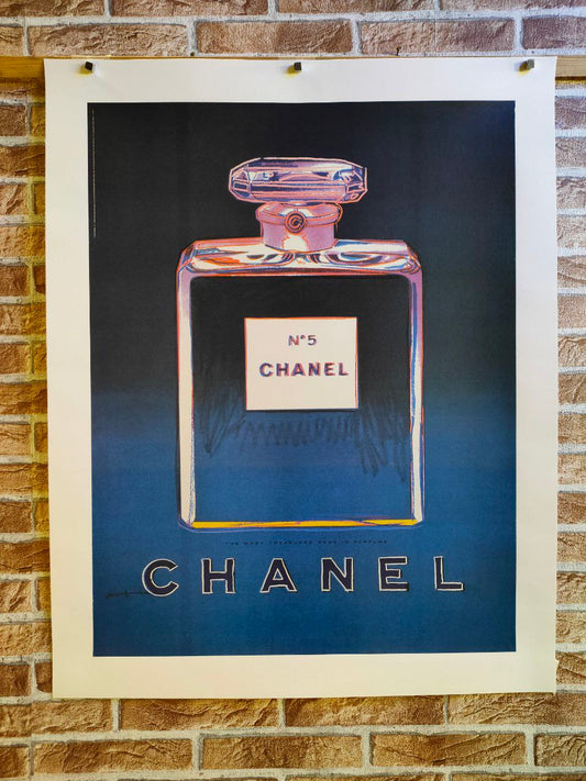 Manifesto originale pubblicitario - Andy Warhol Chanel