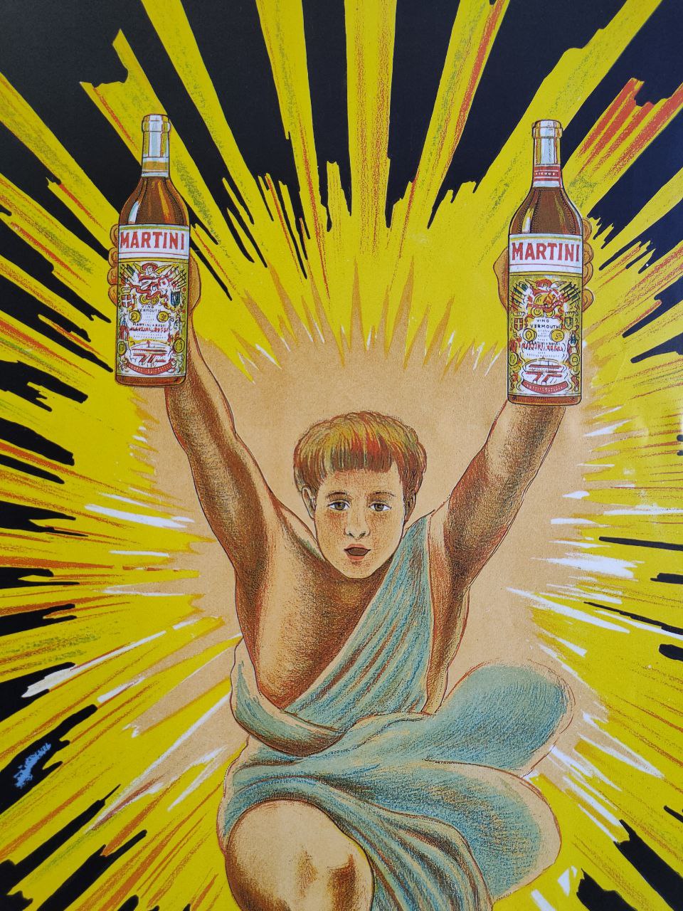 Manifesto originale pubblicitario - Martini Vermouth Torino