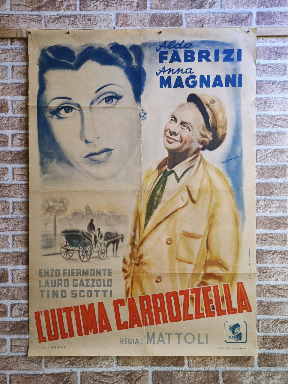 Manifesto originale di cinema - L'ultima carrozzella