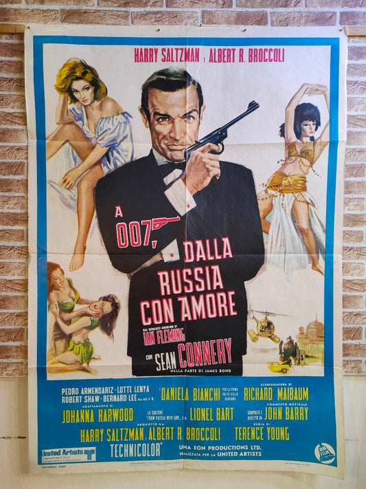 Manifesto originale di cinema - Dalla Russia con amore - 007 James Bond