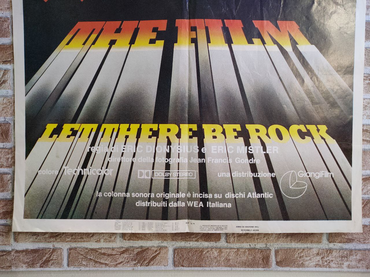 Manifesto originale di cinema - AC/DC: Let There Be Rock