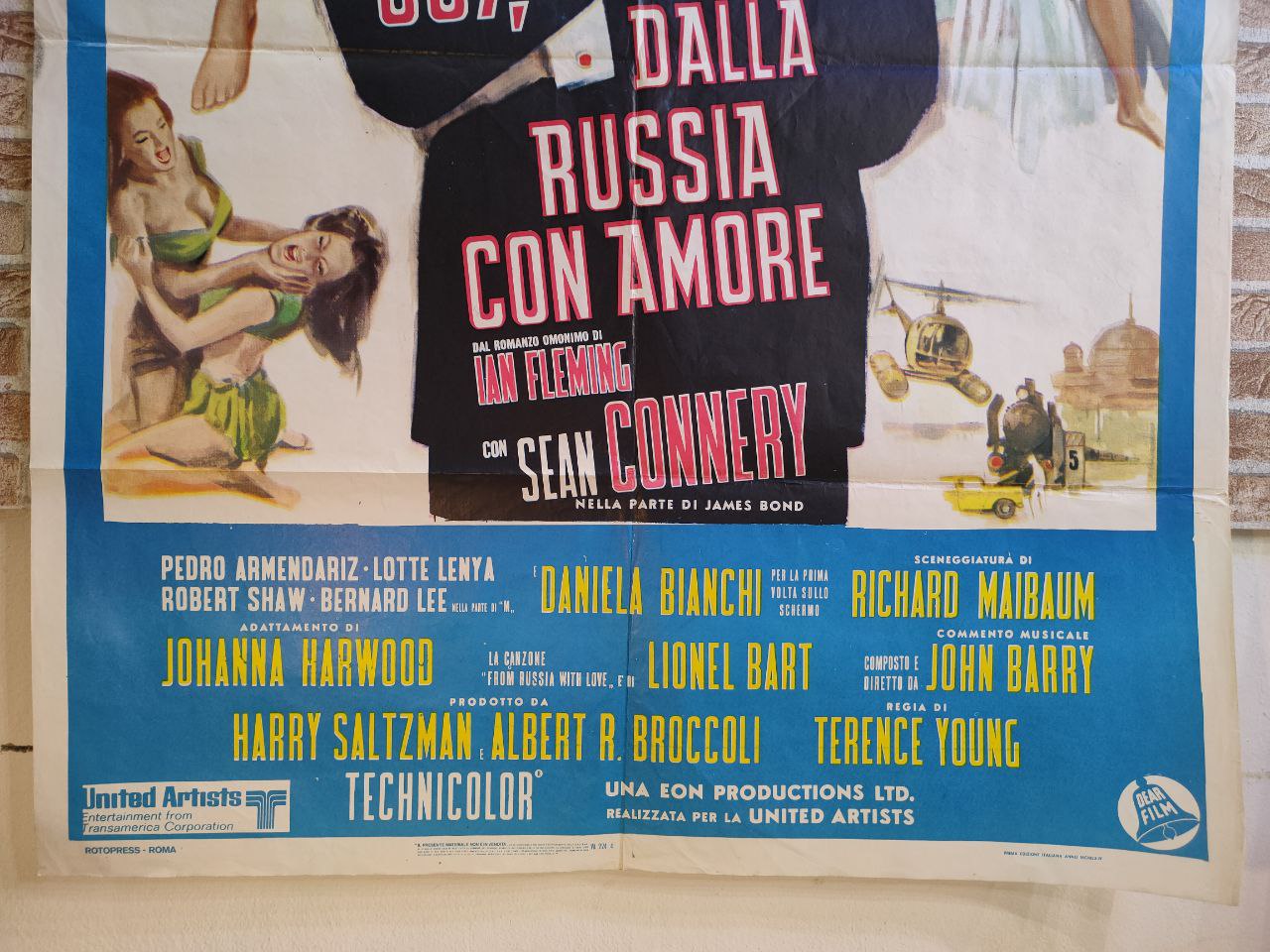 Manifesto originale di cinema - Dalla Russia con amore - 007 James Bond