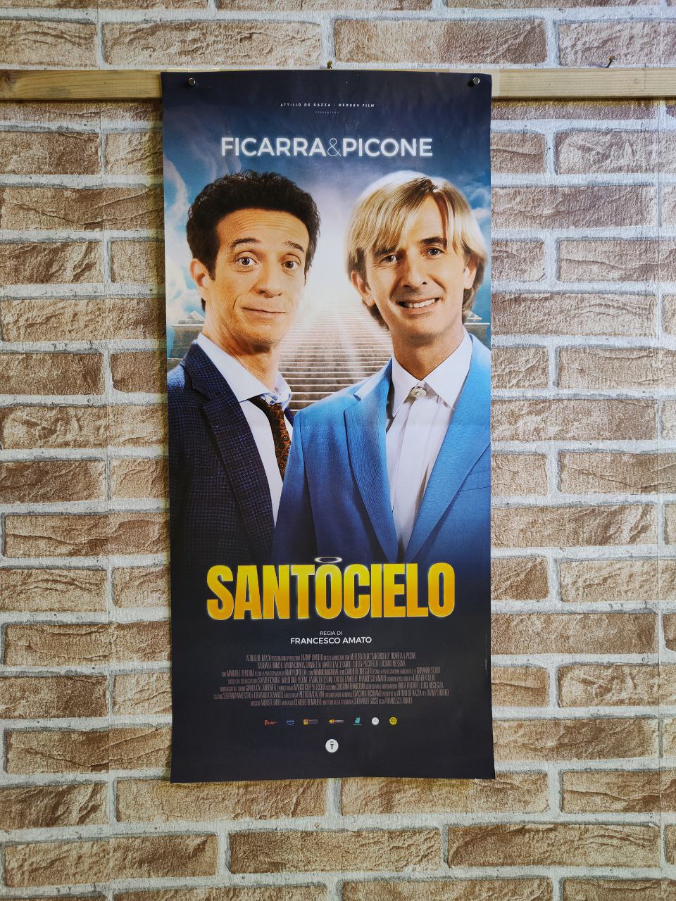 Locandina originale di cinema - Santocielo