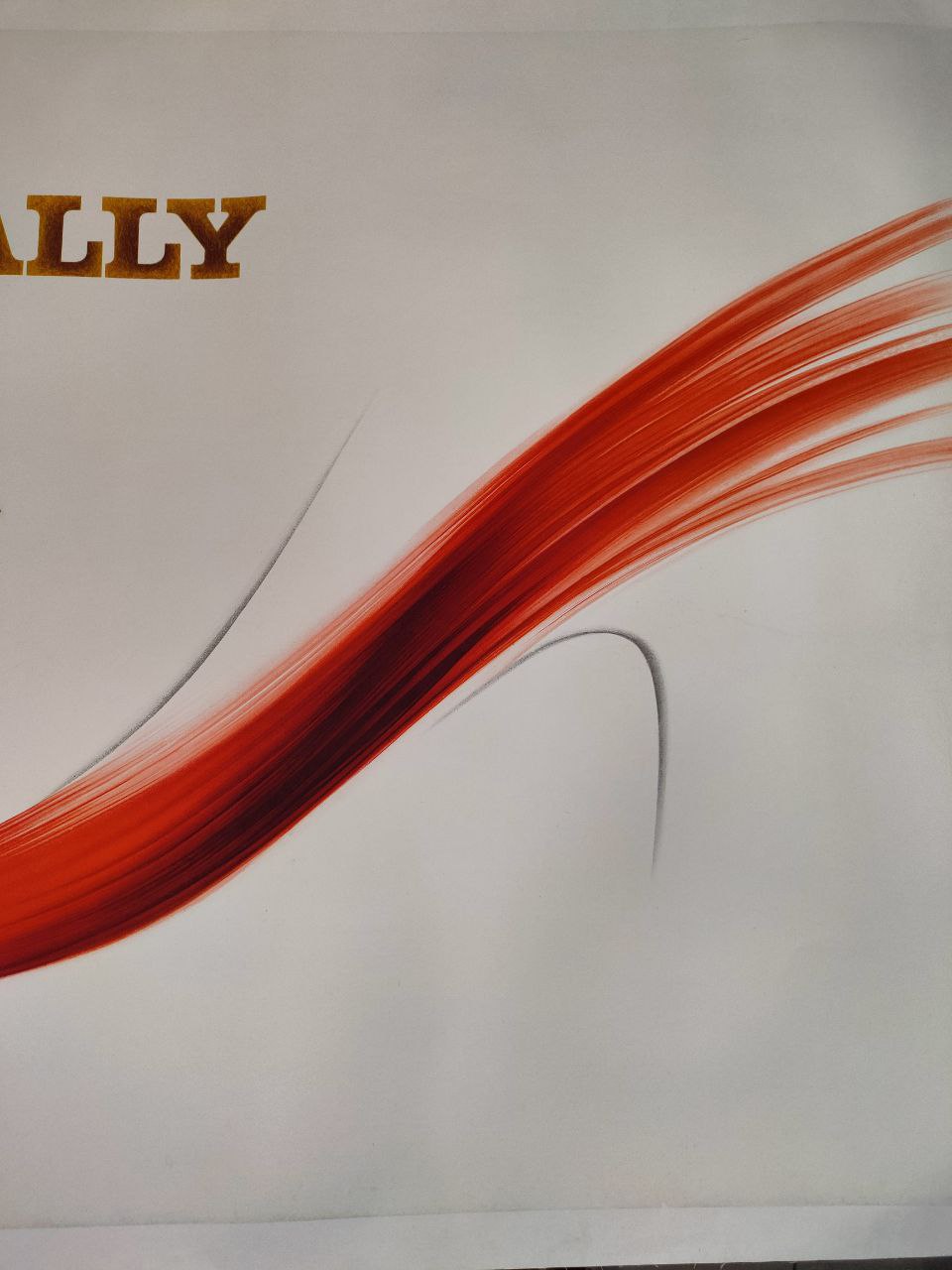 Manifesto originale pubblicitario - Scarpe Bally