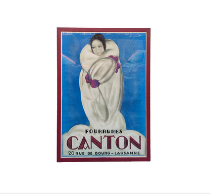 Manifesto originale pubblicitario - Canton