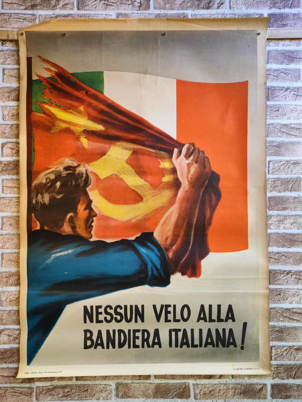 Poster Bandiera italiana 