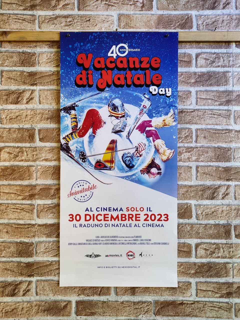 Locandina originale di cinema - Vacanze di Natale