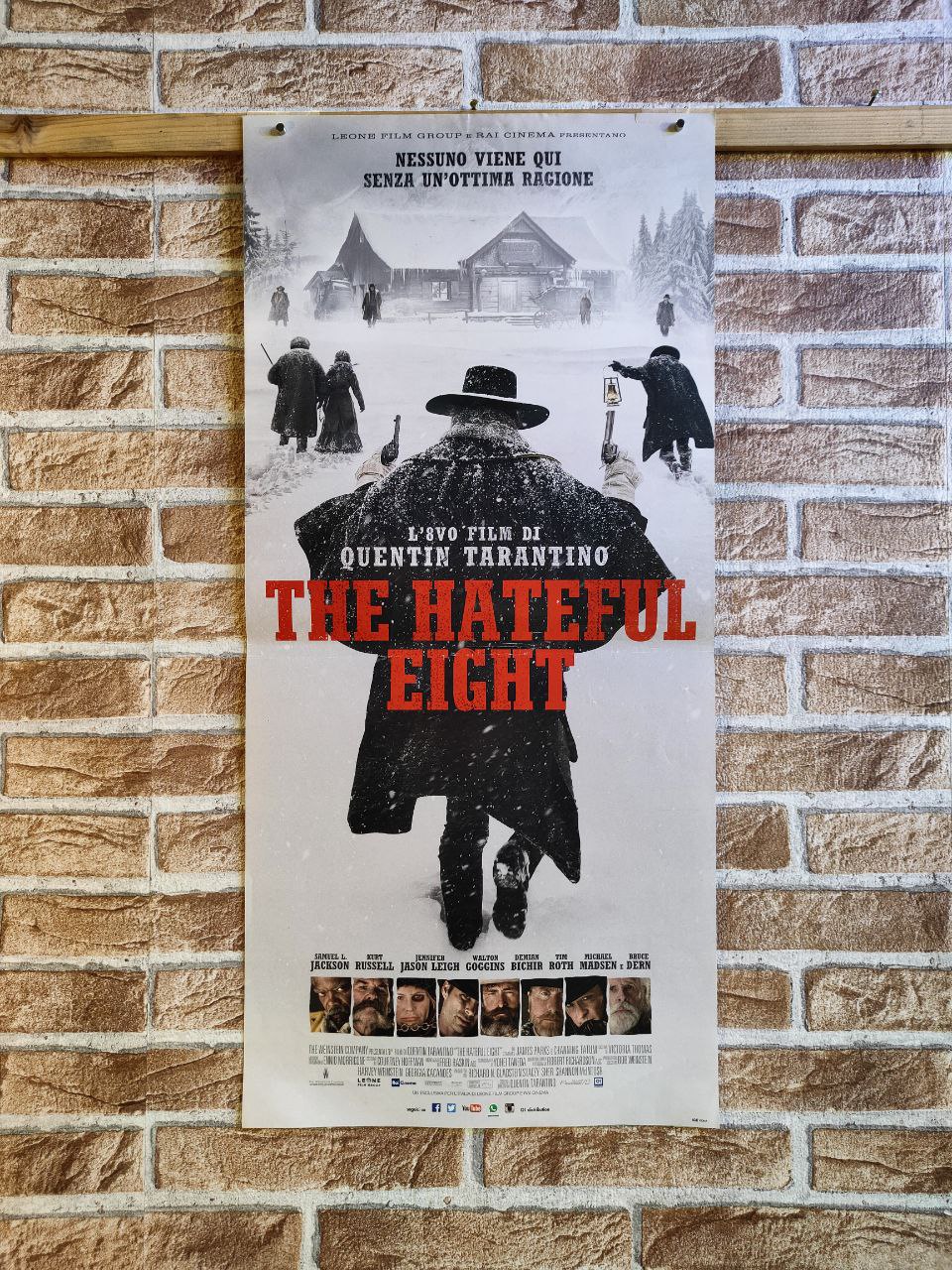 Locandina originale di cinema - The Hateful Eight - Quentin Tarantino