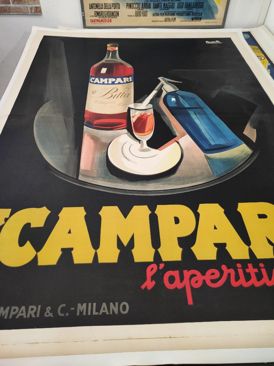 Manifesto originale pubblicitario - Campari l'aperitivo - Nizzoli