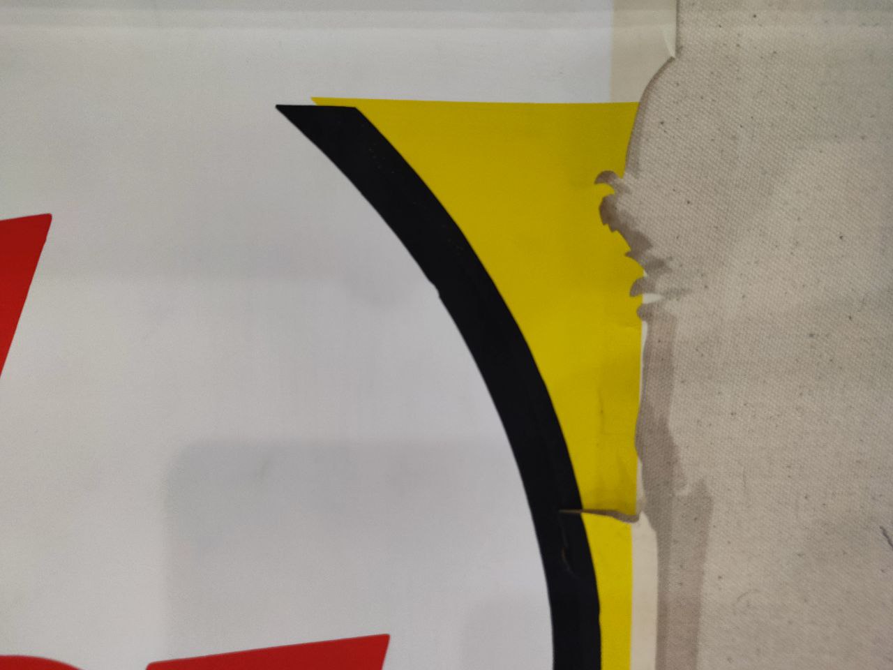 Manifesto originale pubblicitario - BP - Puffi