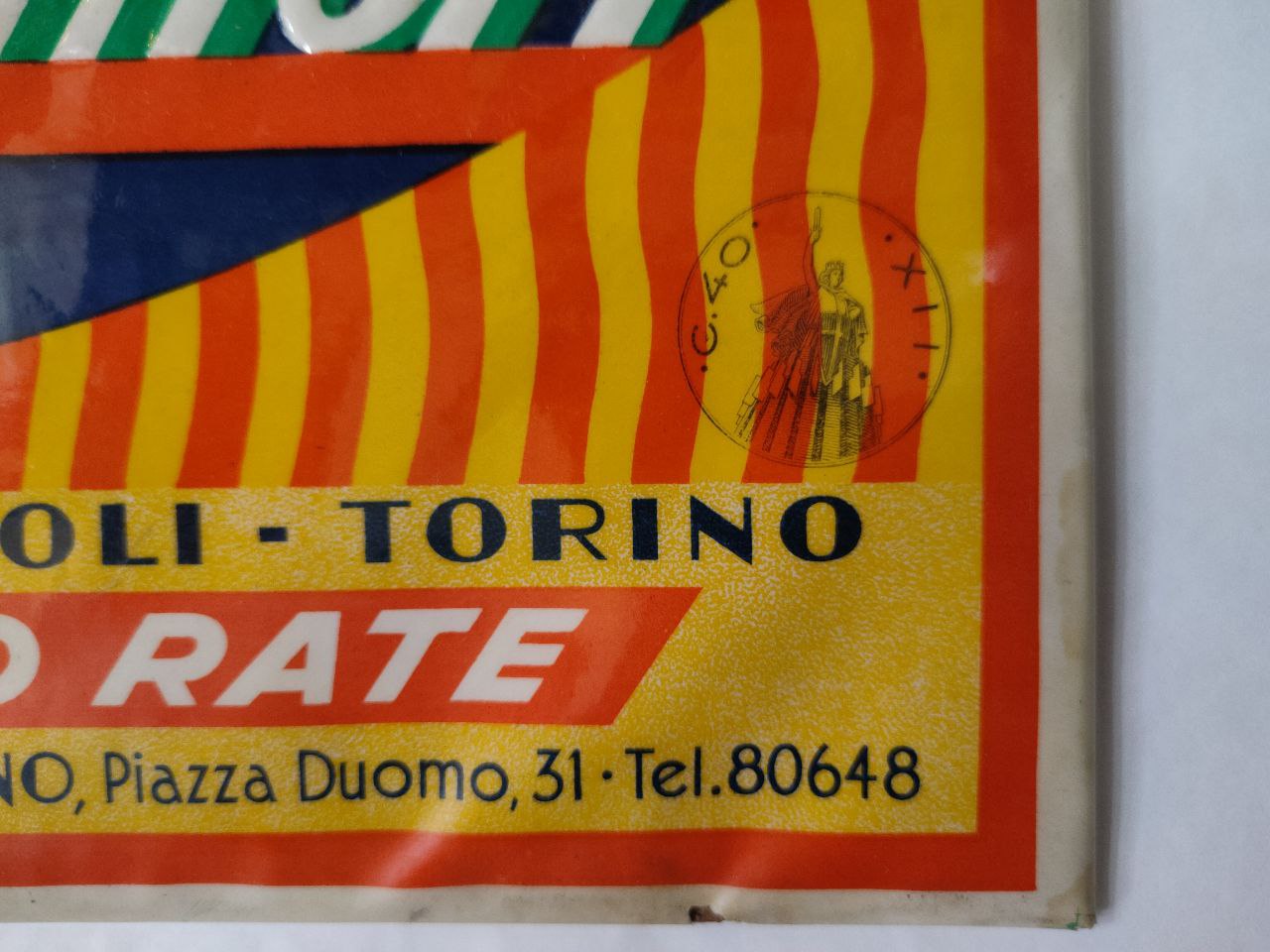 Cartonato pubblicitario Mobili Fogliano | Anni '60