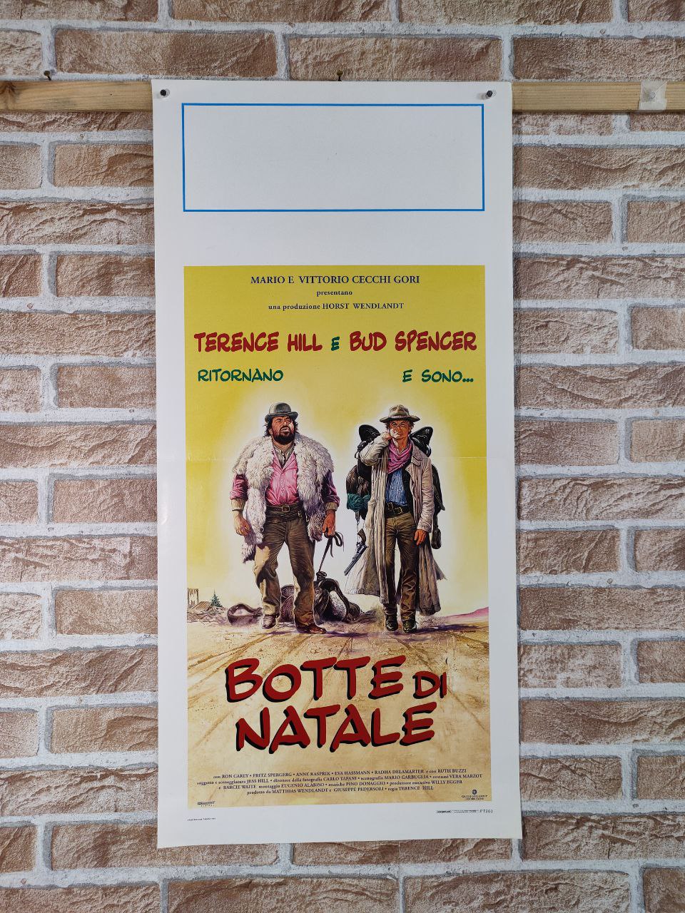 Locandina originale di cinema - Botte di Natale