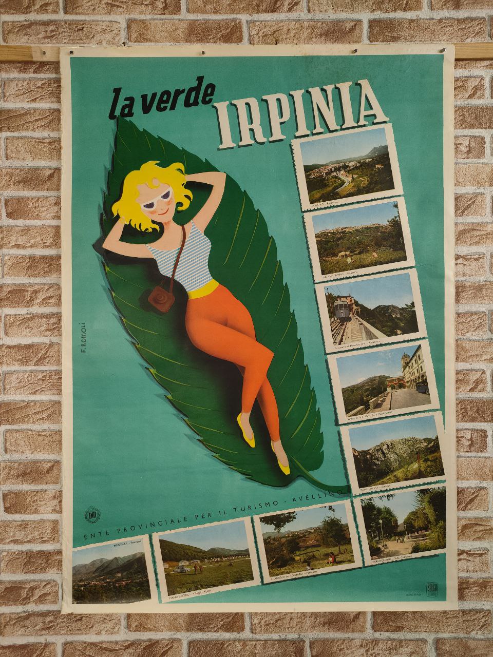 Manifesto originale pubblicitario - Irpinia ENIT