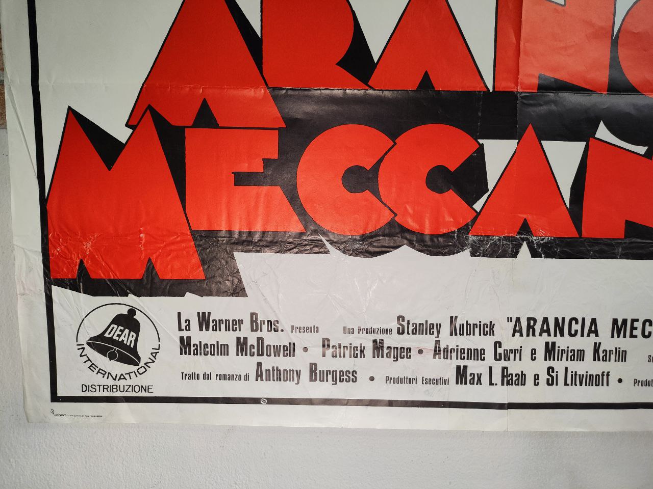 Manifesto originale di cinema - Arancia Meccanica