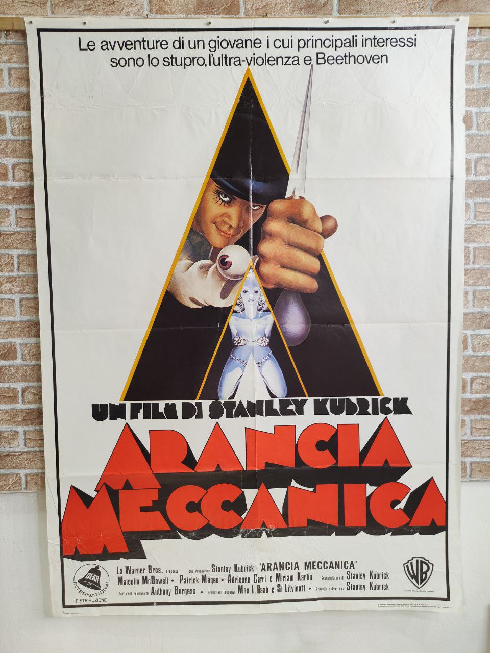 Manifesto originale di cinema - Arancia Meccanica