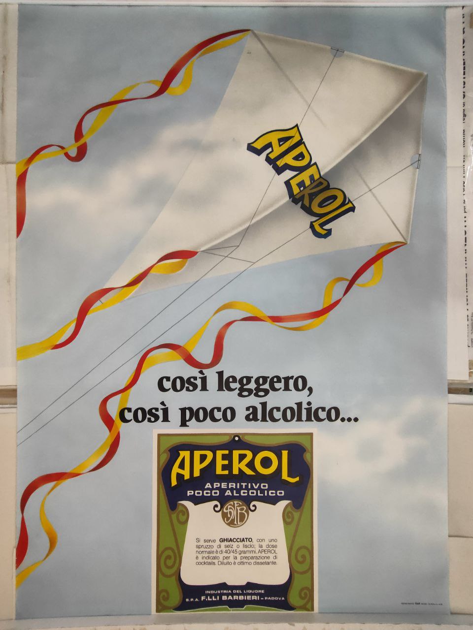 Manifesto originale pubblicitario - Aperol