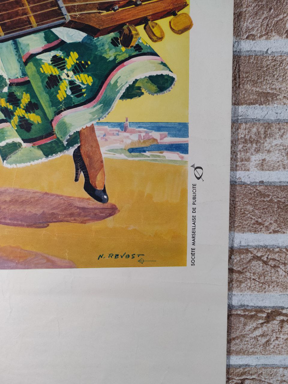 Manifesto originale pubblicitario - Iles Canaries - Paquet
