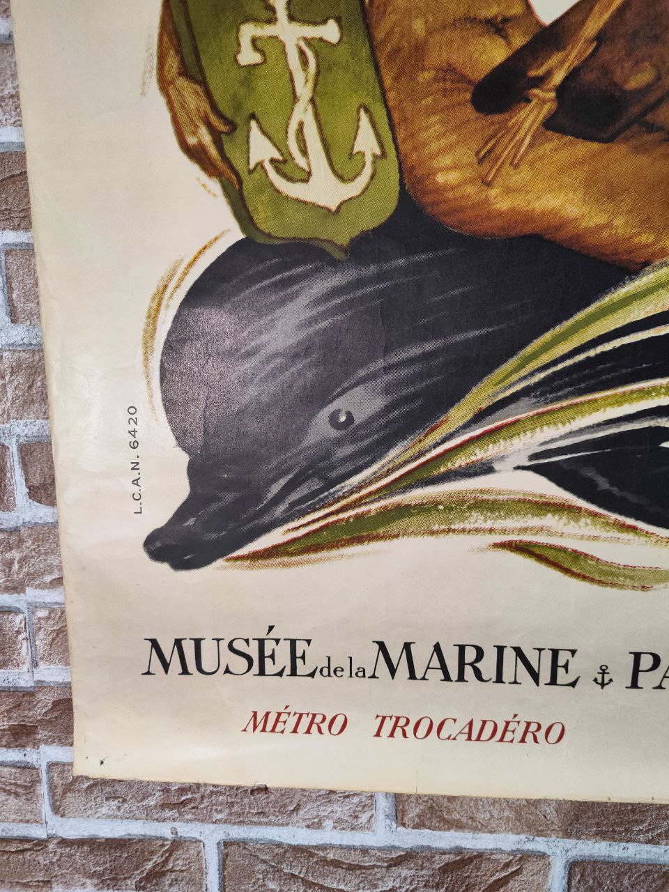 Manifesto originale pubblicitario - Salon de la Marine