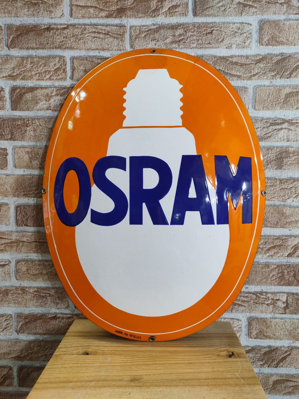 Insegna smaltata - Osram