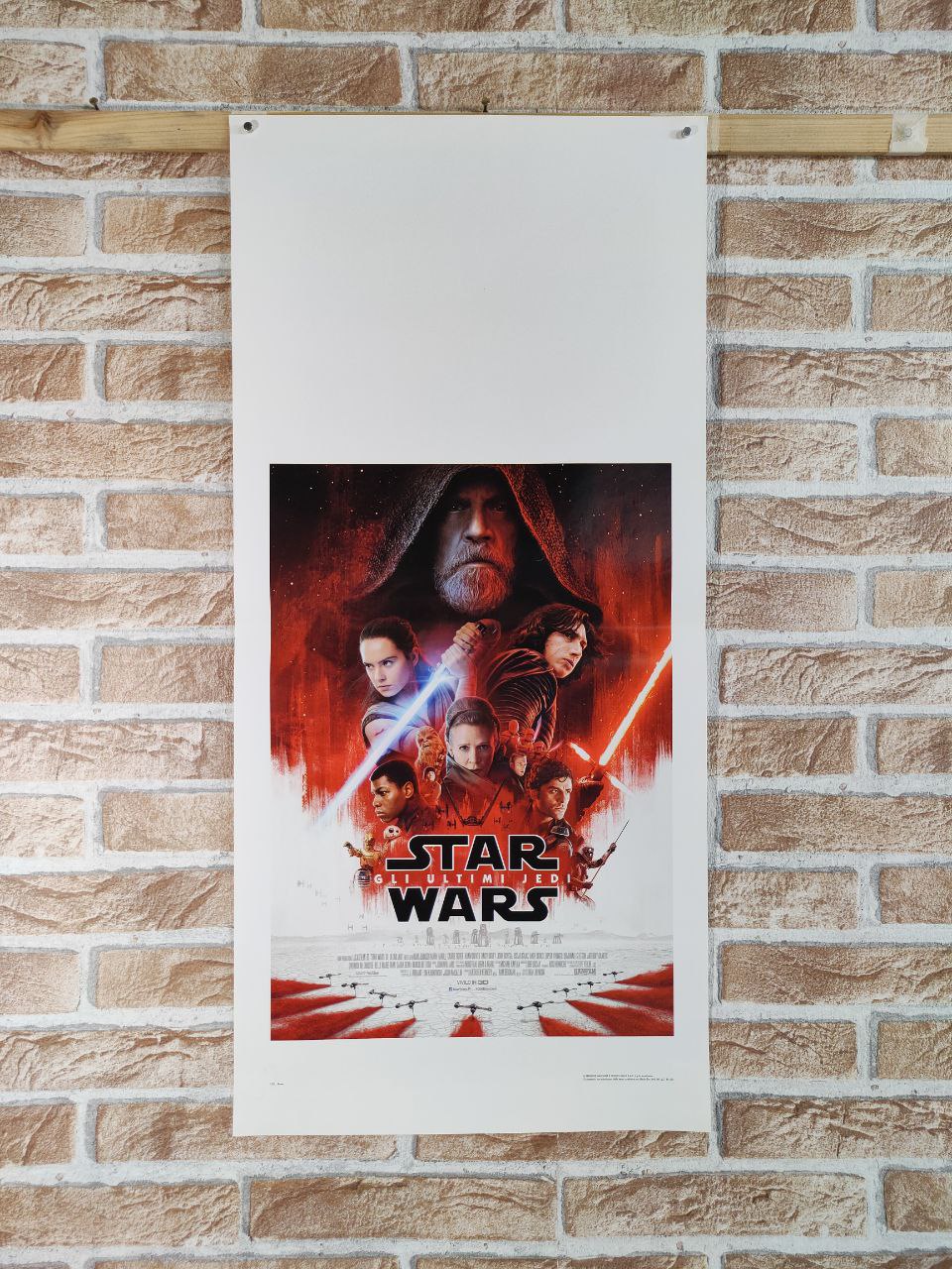 Locandina originale di cinema - Star Wars: Gli ultimi Jedi