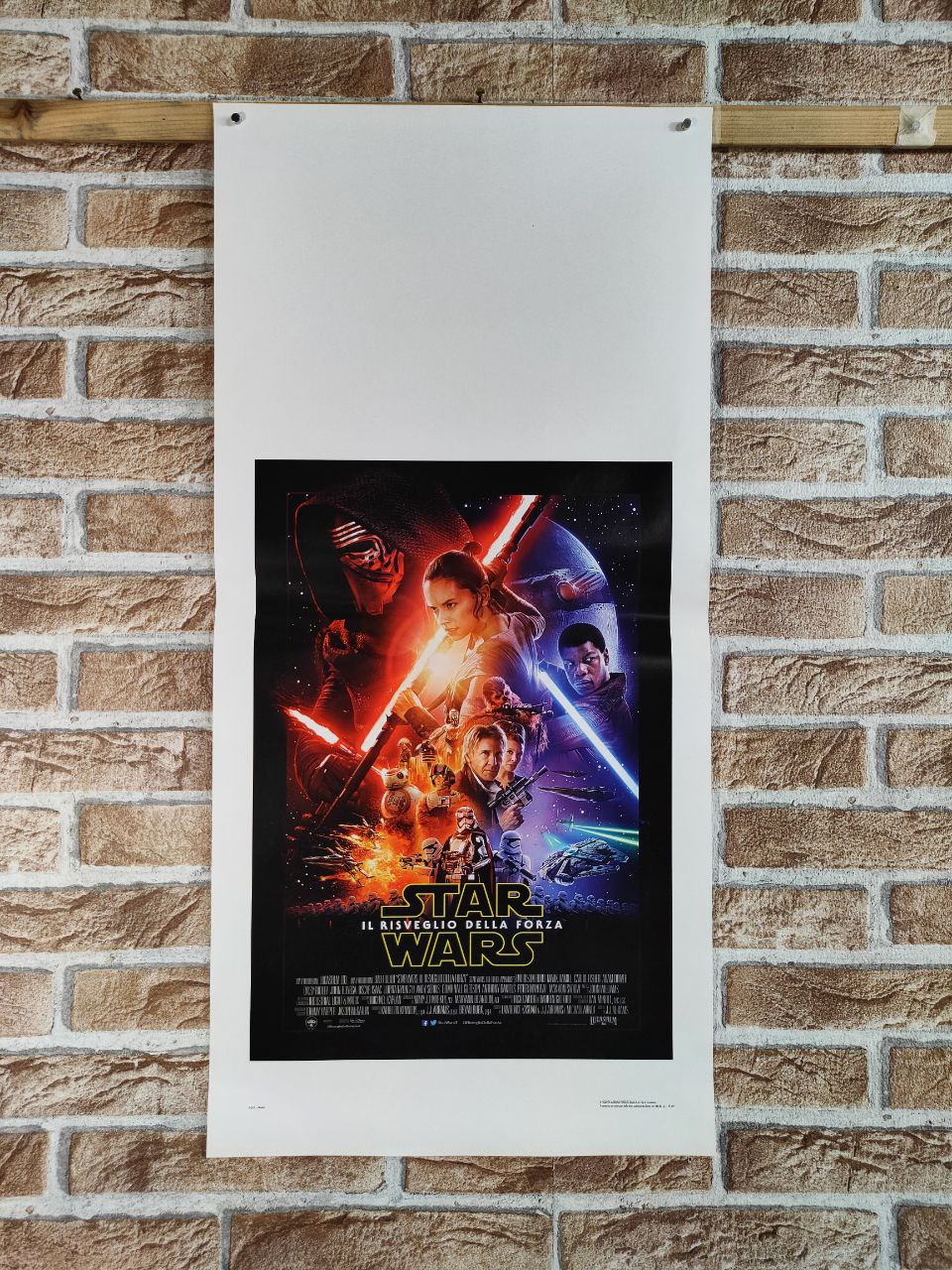 Locandina originale di cinema - Star Wars: Il risveglio della Forza